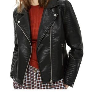 Topshop Rosa Biker Jacket